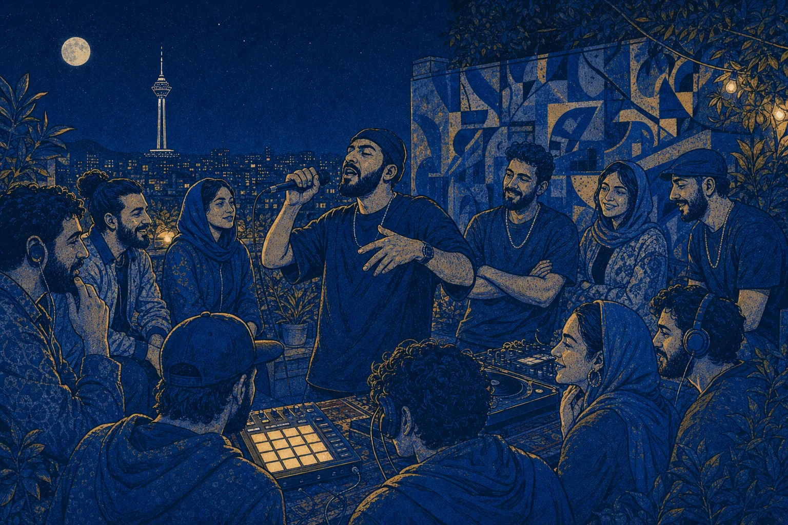 نمونه کاور رپ فارسی